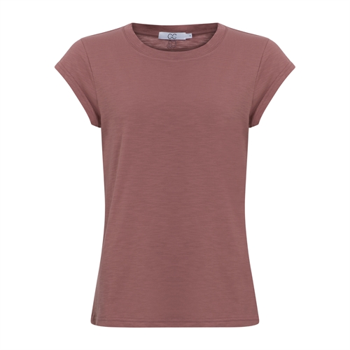 Basic Apple Butter Round Neck T-Shirt